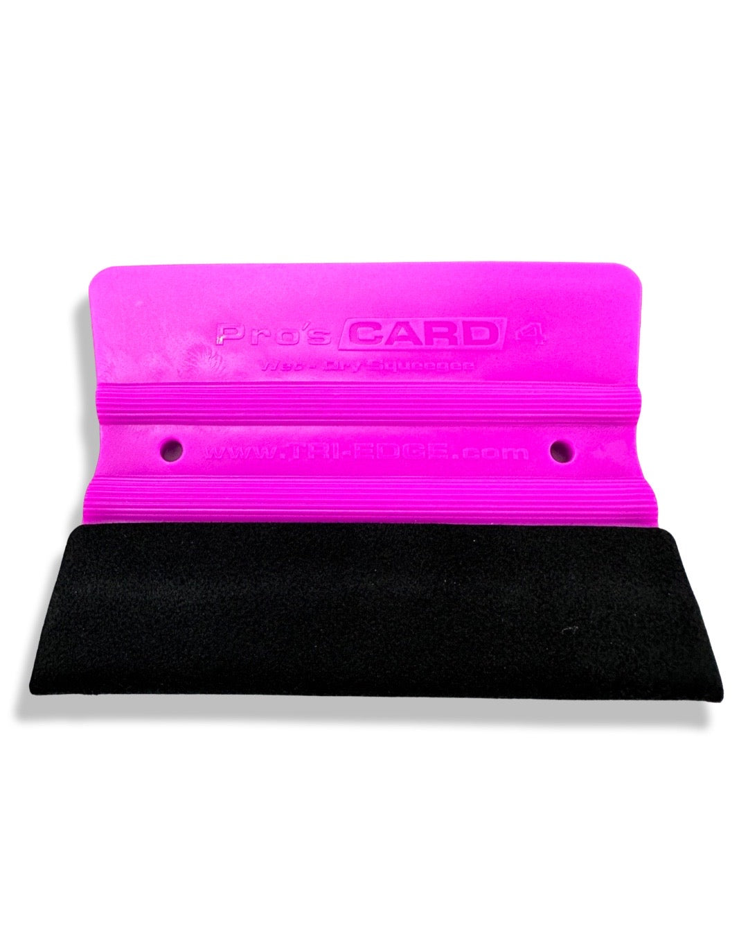 Tri Edge Shrinking Card with Suede Buffer